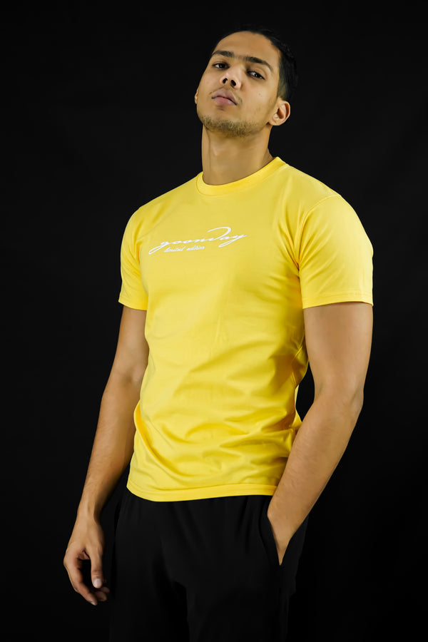 Yellow Ultra Soft Regular Fit Limited Edition T-shirt